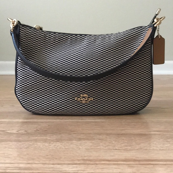 coach checkered bag